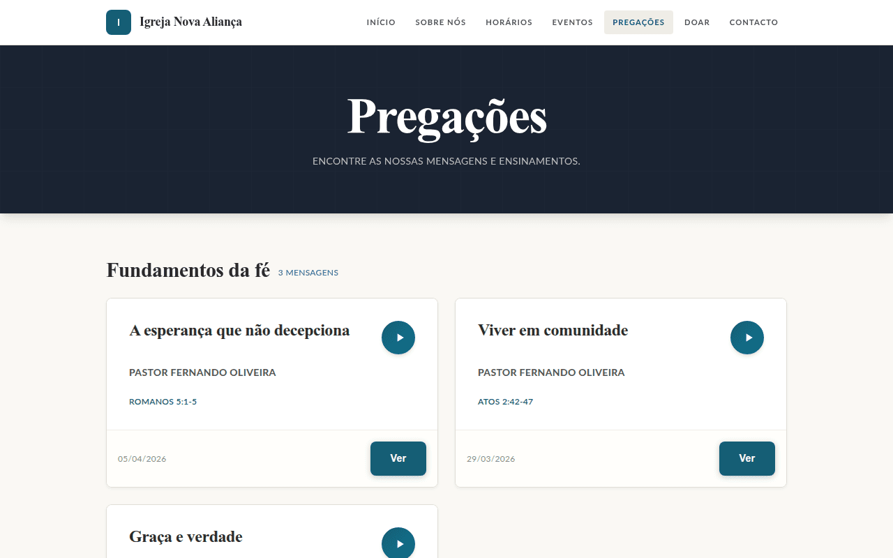 Pregações